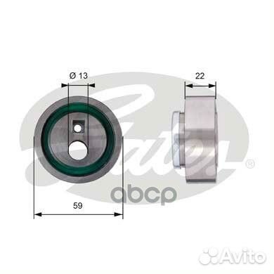 Ролик ремня грм peugeot 206/306/307