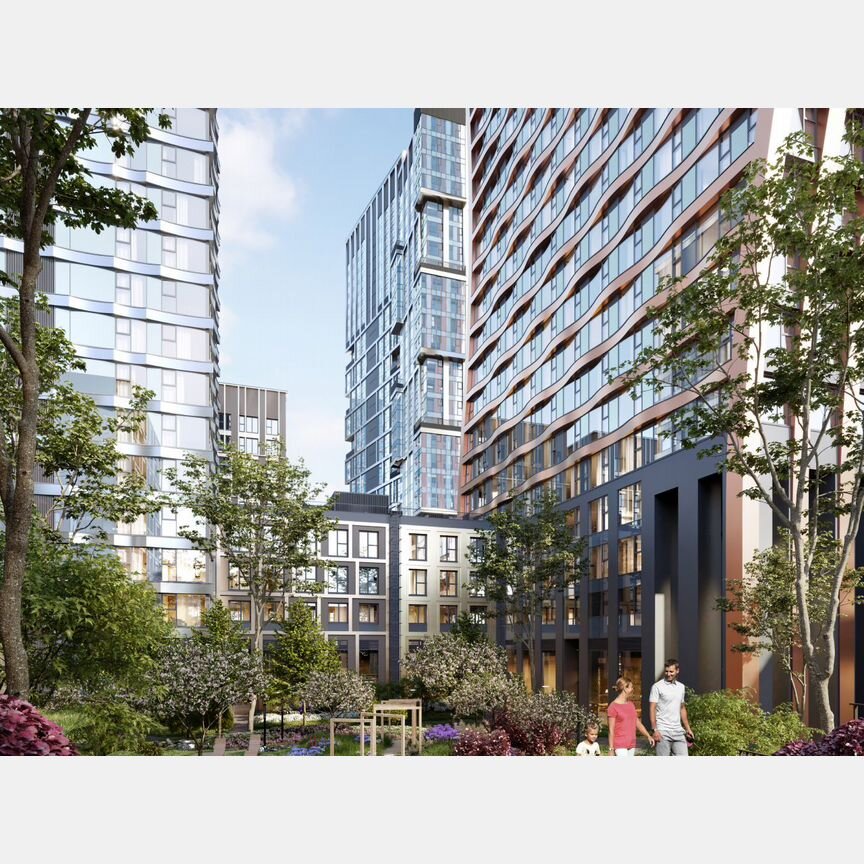 1-к. квартира, 42 м², 24/30 эт.