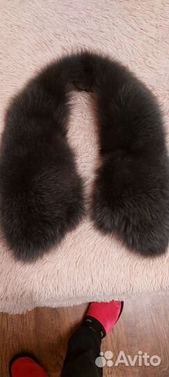 Меховой воротник песец