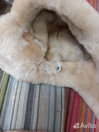 Шапка для девочки мутон