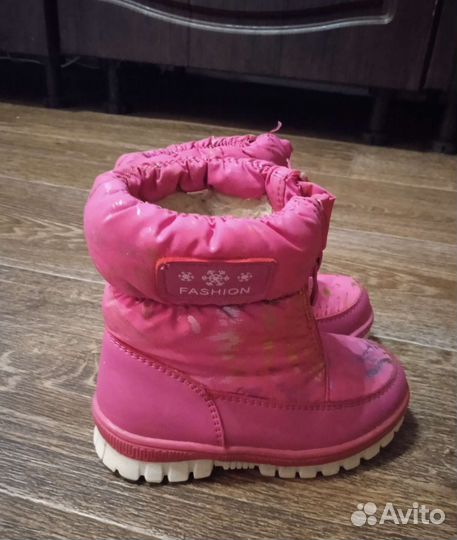 Ботинки зима для девочки 24