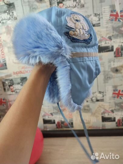 Зимняя шапка и шарф детские