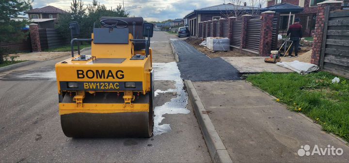 Асфальтированные дорога площадка заезд ямочныи рем