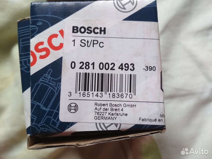 Регулятор давления топлива Пежо 307