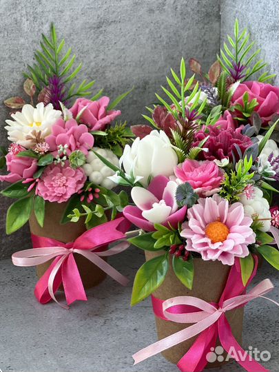 Букет из мыла