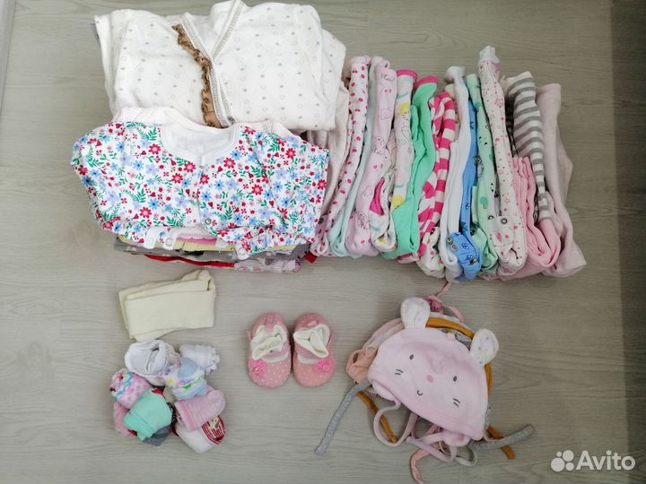 Детские вещи на девочку 50 и 56