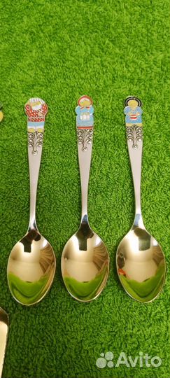 Детский набор столовых приборов Репка СССР