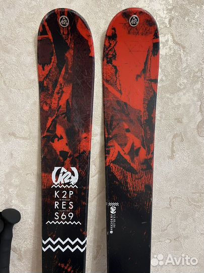 Горные лыжи k2 marker griffon ботинки Nordica