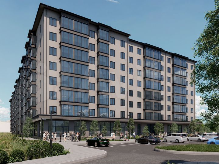 2-к. квартира, 66,7 м², 5/8 эт.