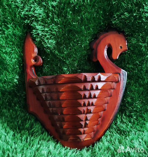 Кашпо подвесное деревянное