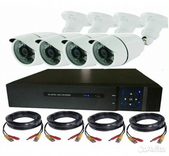 Комплекты видеонаблюдения 1-32 камеры