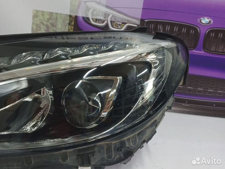 Фара левая Mercedes Benz W205 LED Дорестайлинг