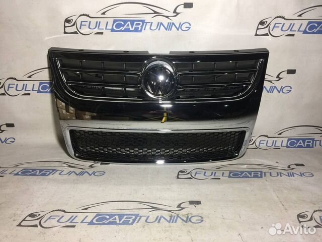 Решетка радиатора VW Touareg 07-10 в сборе stvw