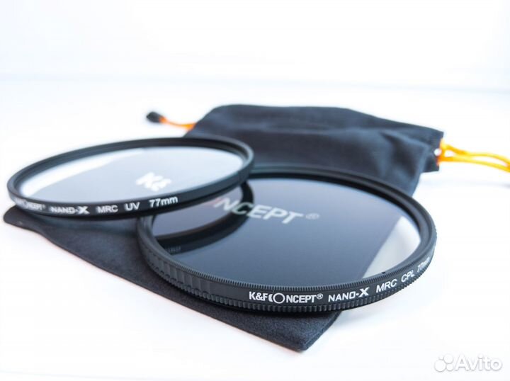 Набор уф и CPL фильтров K&F Concept Nano-X