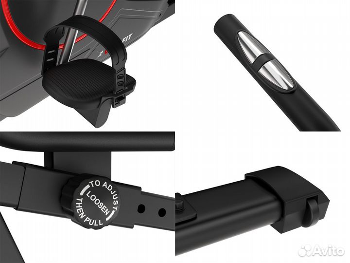 Горизонтальный велотренажер unixfit BR-390Е