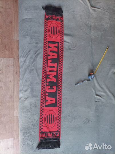 Шарф футбольный ac milan