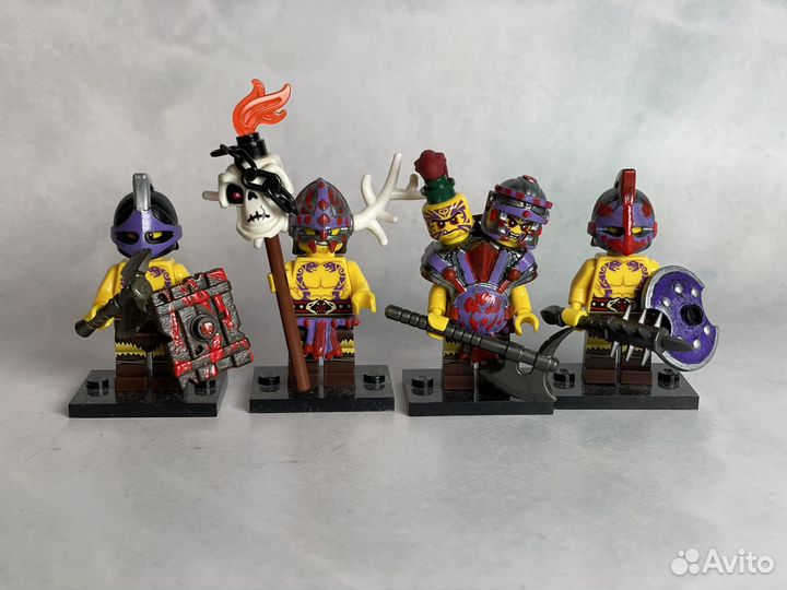 Lego Отряд варваров с шаманом и огром