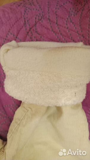 Куртка на меху и брюки для девочки