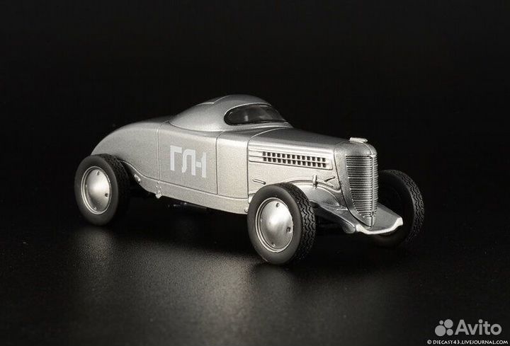 Модель спортивного автомобиля СССР Газ гл1 1:43