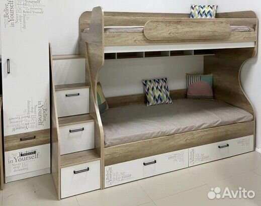 Двухъярусная кровать детская