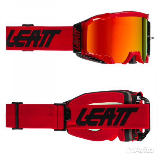 Маска кросс Leatt Velocity 5.5 с зеркальной линзой