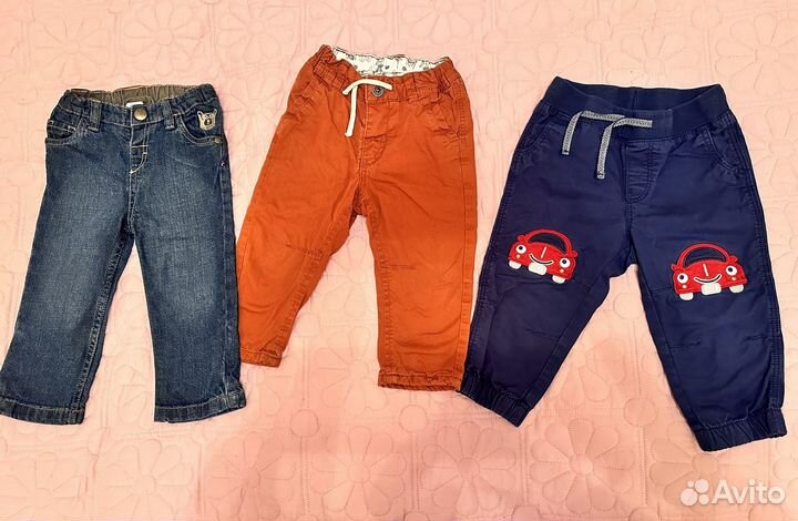 Джинсы Zara, Mexx, комплект на мальчика 80см