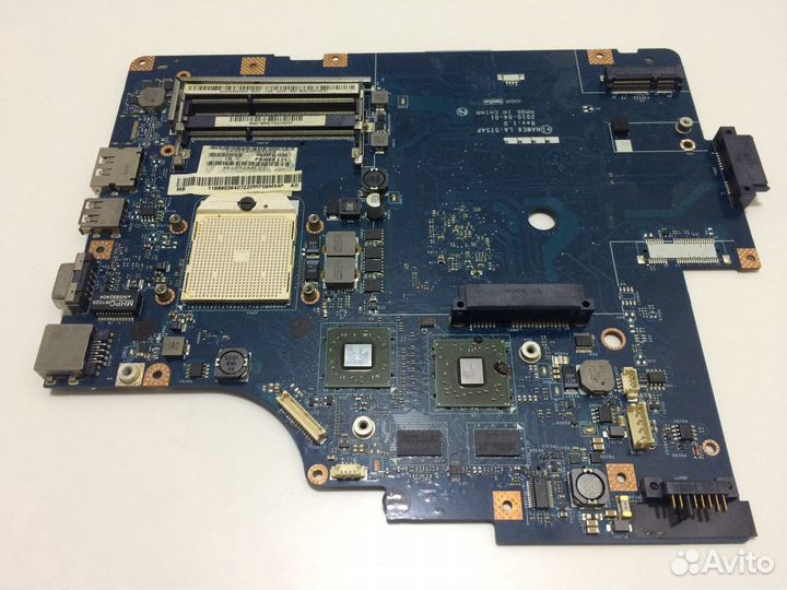 Материнская плата Lenovo G565 LA-5754 неисправная