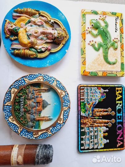 Магниты на холодильник из разных стран