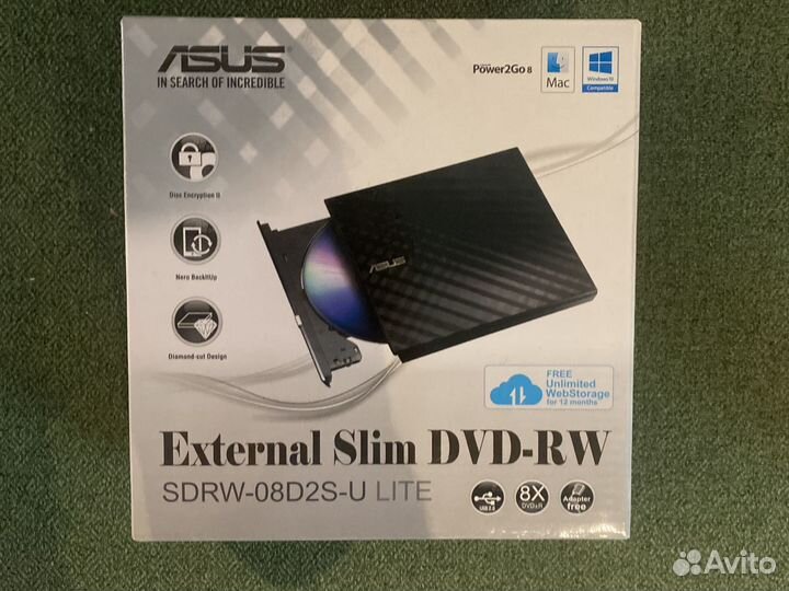 Asus external slim dvd-rw
