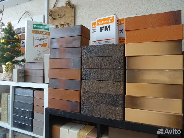 Большой выбор облицовочных кирпичей в Аркаде