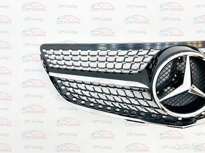 Решетка Diamond Black на Mercedes E купе C207 рест