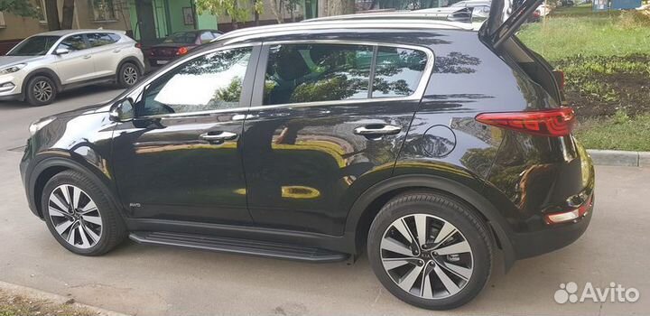 Пороги площадка Kia Sportage