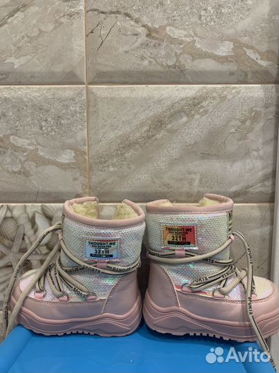Сапожки зимние для девочки 22