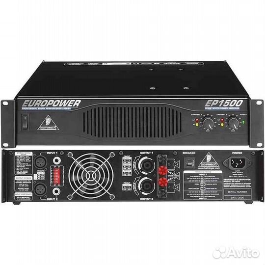 Усилитель мощности Behringer EP1500