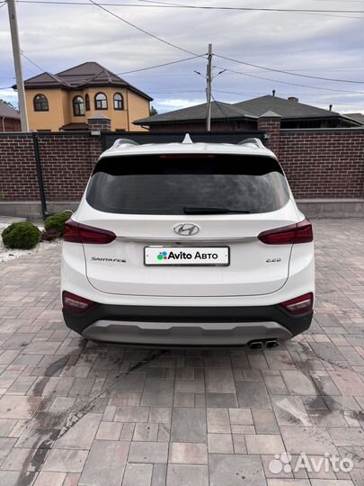 Hyundai Santa Fe 2.2 AT, 2019, 94 000 км