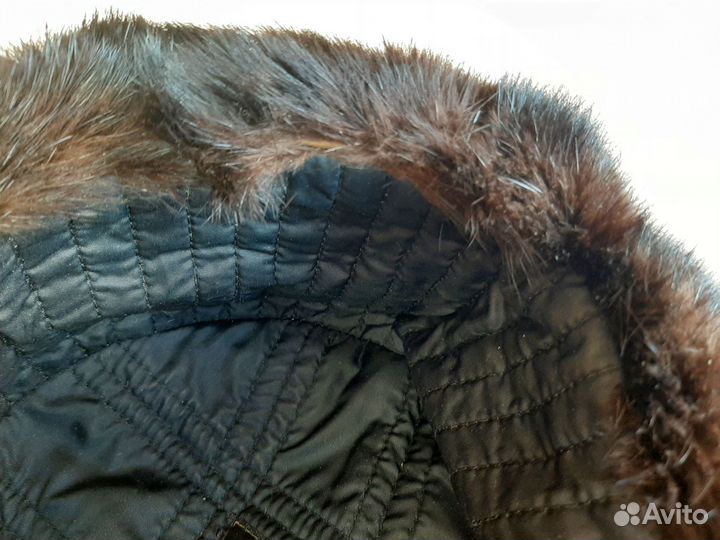 Норковая шапка мужская