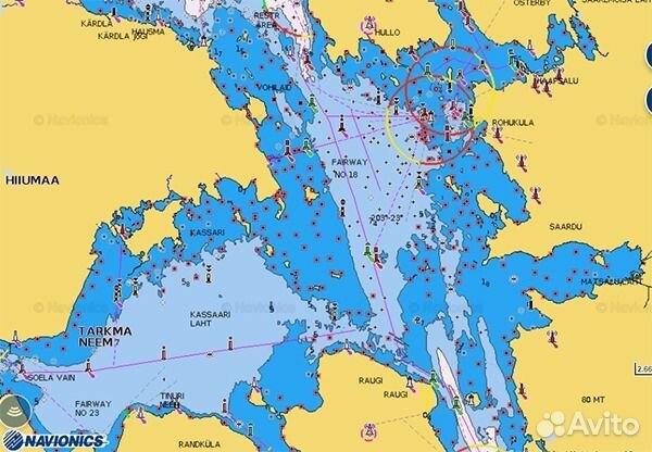 Карта глубин балтийского моря