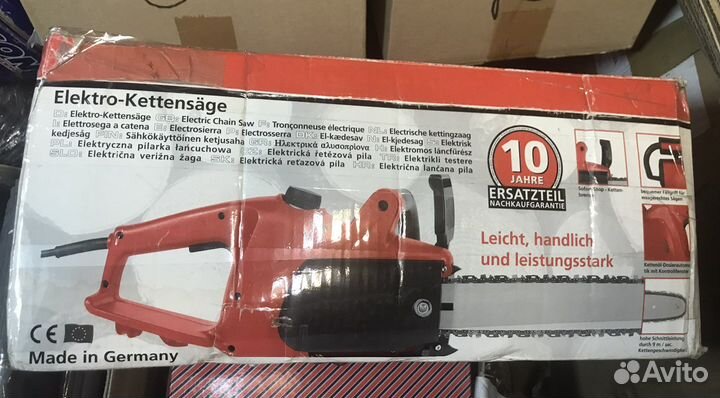 Пила новая цепная электрическая ikra Германия 1600