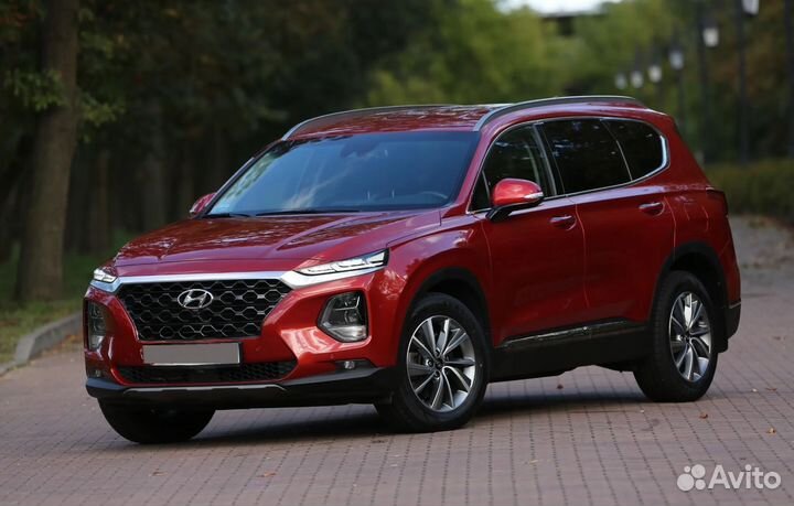 Hyundai Santa Fe 2.2 AT, 2019, 99 173 км