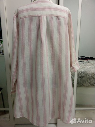 Рубашка, туника лен 52-56 размер