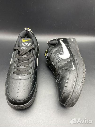 Кроссовки nike air force 1 зима 35-38 подростковые