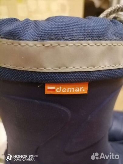 Детские резиновые сапоги demar