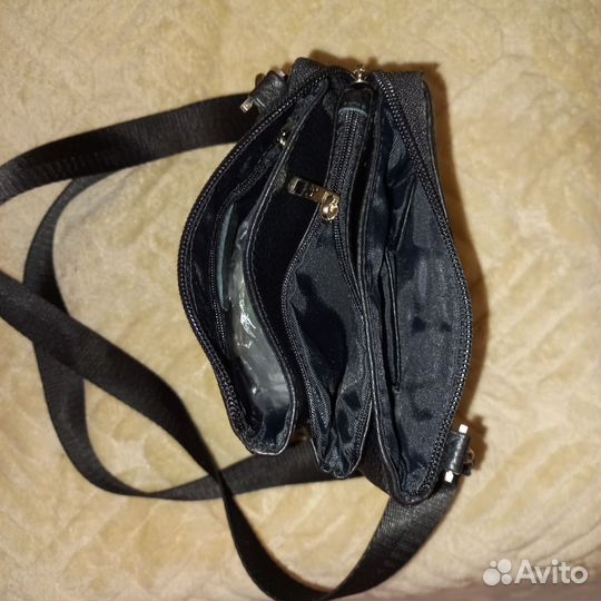 Сумка барсетка мужская натуральная кожа