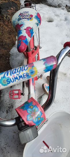 Велосипед для девочки 4-7лет