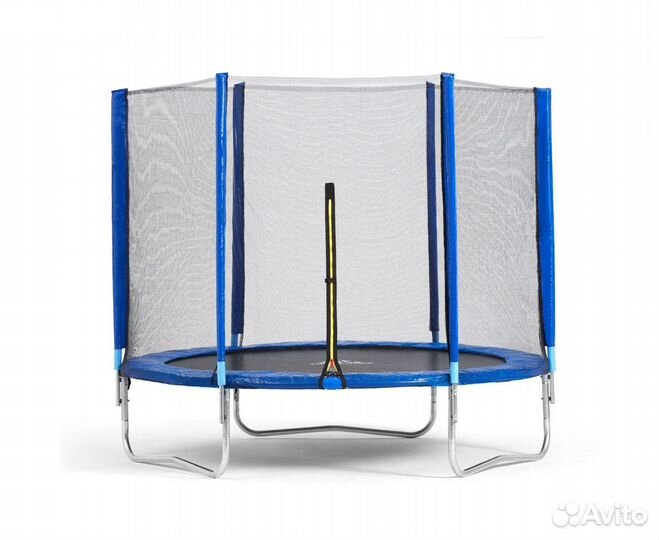 Батут DFC Trampoline Fitness с сеткой 14ft