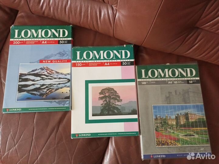 Фотобумага lomond, А4, 6 упаковок +