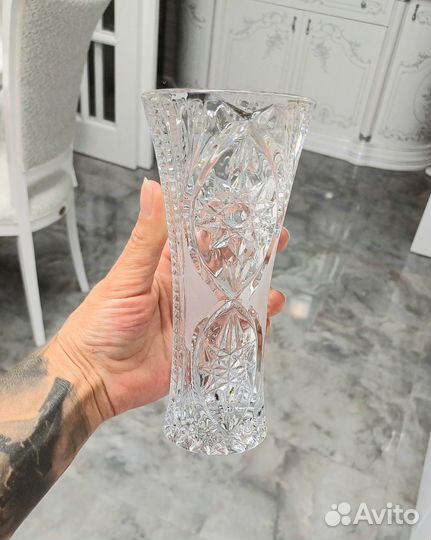 Хрустальные вазы, рюмки, салатницы, ложки мельхиор