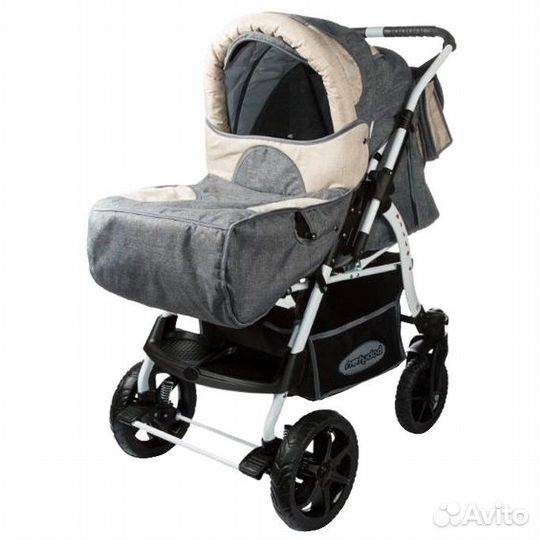 Коляска-трансформер Babyton Pillo OX Grey-Beige