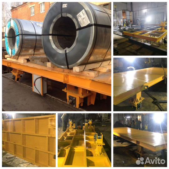 Межцеховая рельсовая передаточная тележка