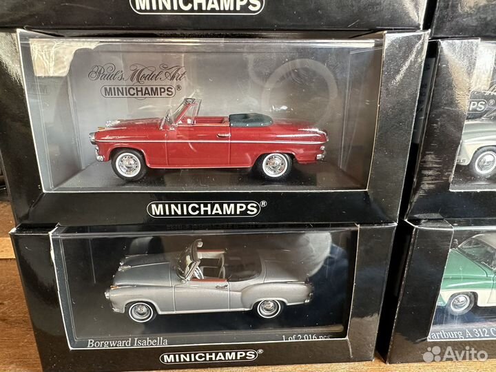 Borgward Wartburg minichamps 1:43